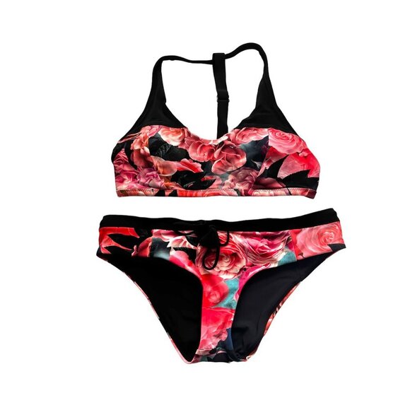 Lululemon 6 Bathing Suit Reversible Bottoms Roses - Picture 2 of 8
